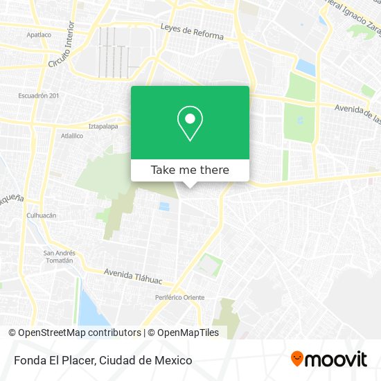Mapa de Fonda El Placer