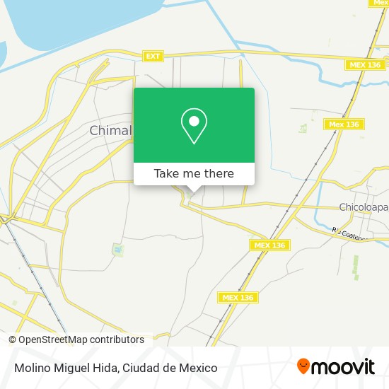 Molino Miguel Hida map