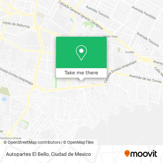 Autopartes El Bello map