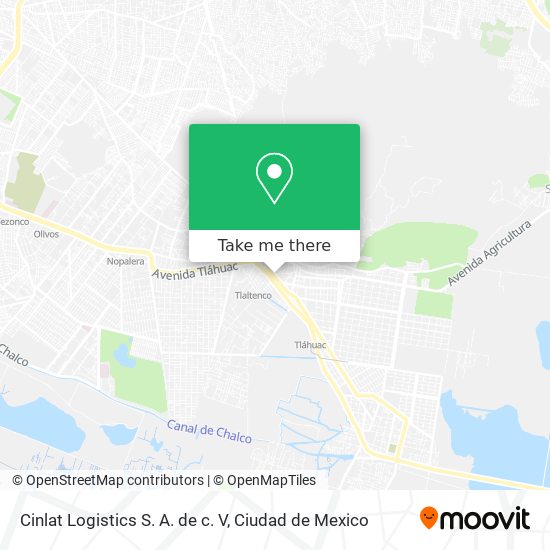 Cinlat Logistics S. A. de c. V map