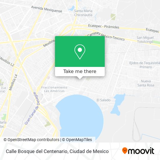 Calle Bosque del Centenario map