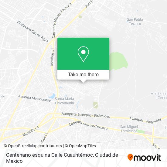 Centenario esquina Calle Cuauhtémoc map