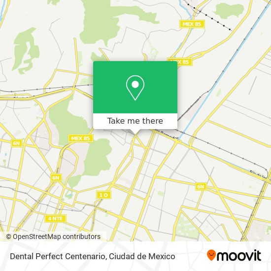 Dental Perfect Centenario map