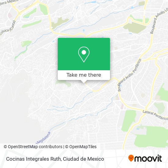 Cocinas Integrales Ruth map
