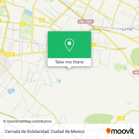 Cerrada de Solidaridad map