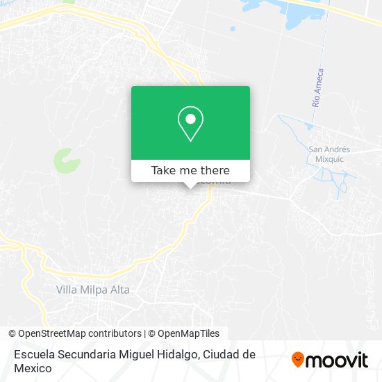 Mapa de Escuela Secundaria Miguel Hidalgo
