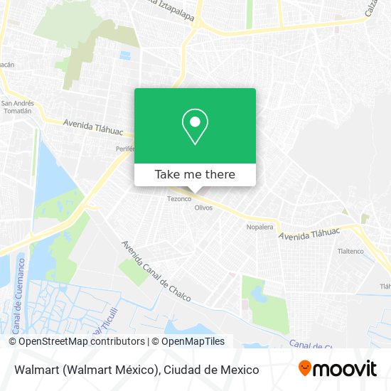 Mapa de Walmart (Walmart México)