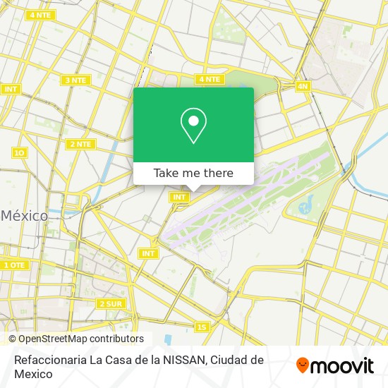 Refaccionaria La Casa de la NISSAN map