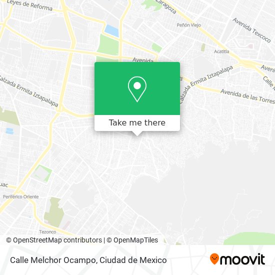 Calle Melchor Ocampo map