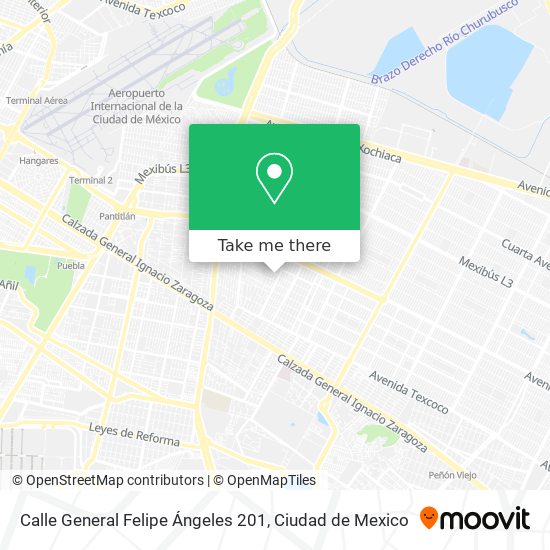 Calle General Felipe Ángeles 201 map