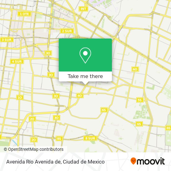 Mapa de Avenida Río Avenida de