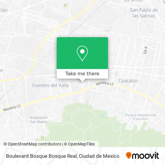 Mapa de Boulevard Bosque Bosque Real