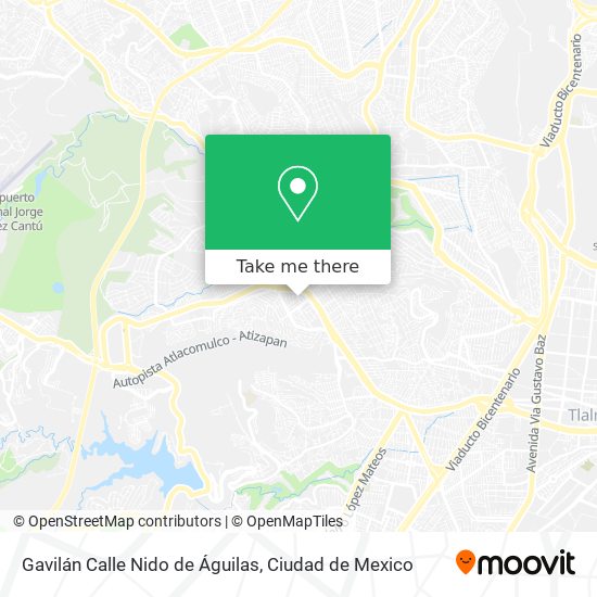 Gavilán Calle Nido de Águilas map