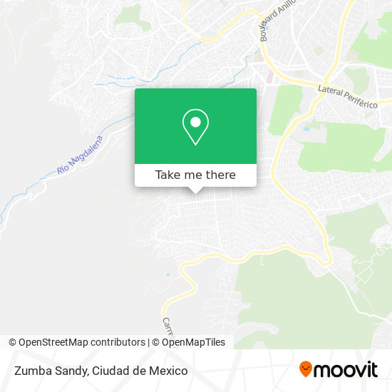 Zumba Sandy map