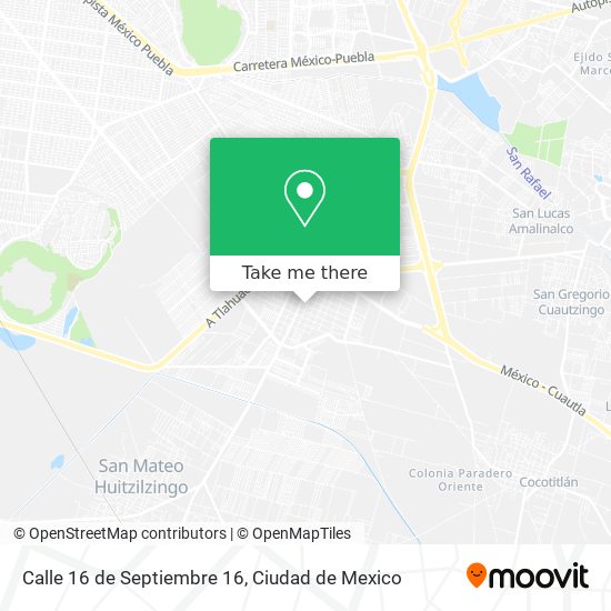 Mapa de Calle 16 de Septiembre 16