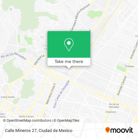 Mapa de Calle Mineros 27