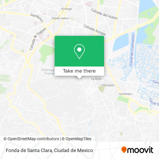 Fonda de Santa Clara map