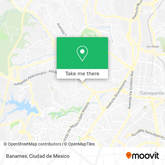 Banamex map