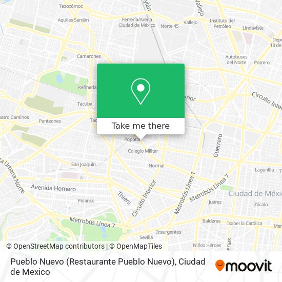 Pueblo Nuevo (Restaurante Pueblo Nuevo) map