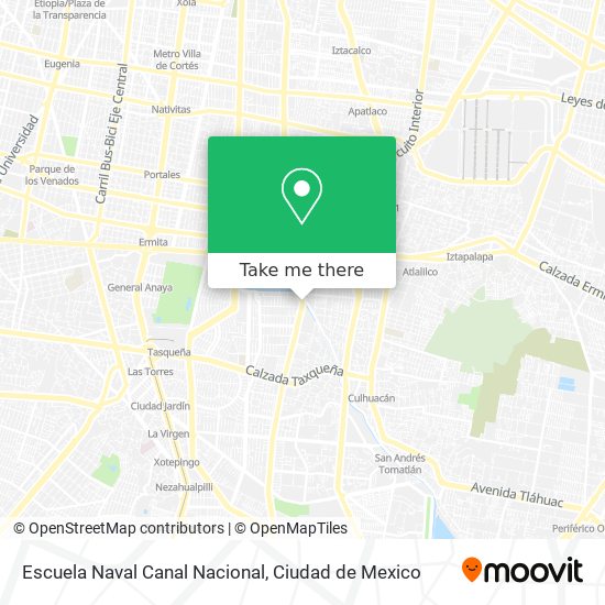 Escuela Naval Canal Nacional map