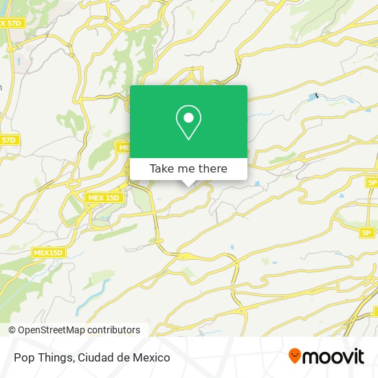 Pop Things map