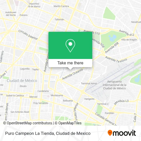 Puro Campeon La Tienda map