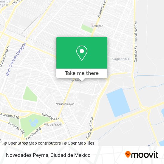 Novedades Peyma map