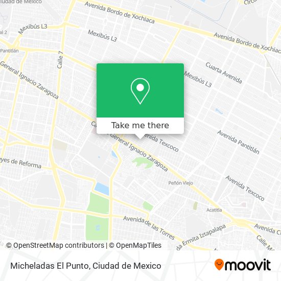 Micheladas El Punto map