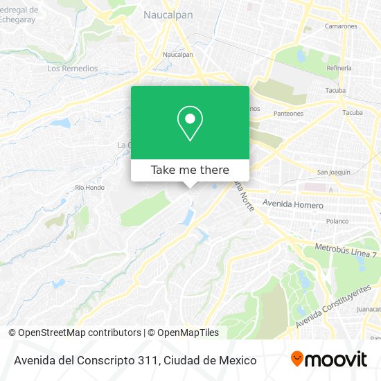 Mapa de Avenida del Conscripto 311