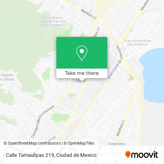 Calle Tamaulipas 219 map