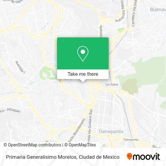 Primaria Generalisimo Morelos map