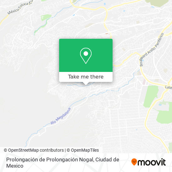 Prolongación de Prolongación Nogal map