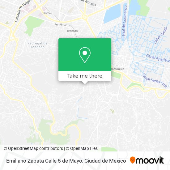 Emiliano Zapata Calle 5 de Mayo map