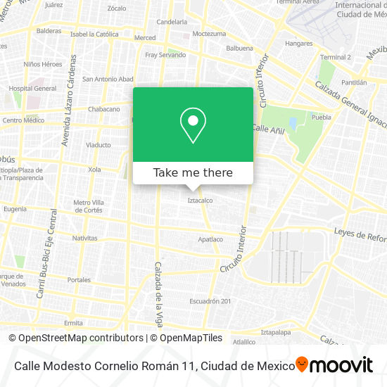 Calle Modesto Cornelio Román 11 map