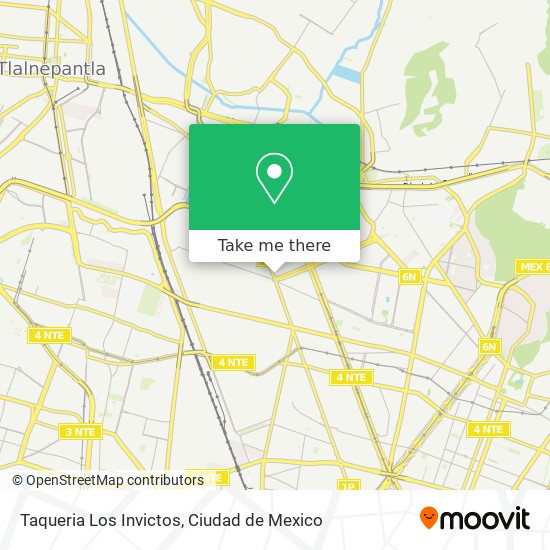 Taqueria Los Invictos map