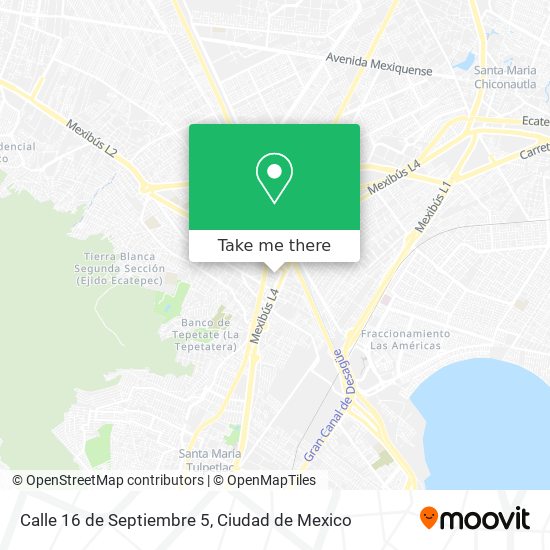 Calle 16 de Septiembre 5 map