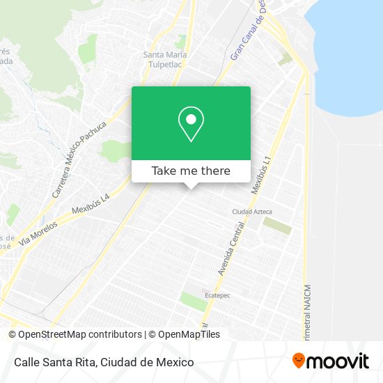 Calle Santa Rita map