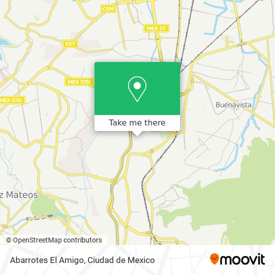 Abarrotes El Amigo map