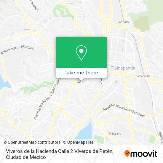 Viveros de la Hacienda Calle 2 Viveros de Petén map
