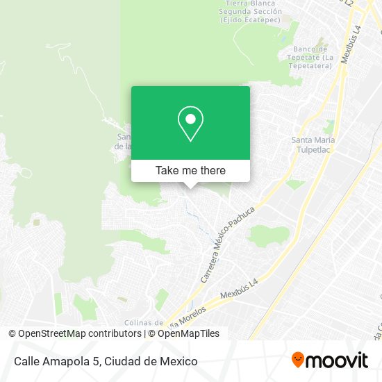 Mapa de Calle Amapola 5