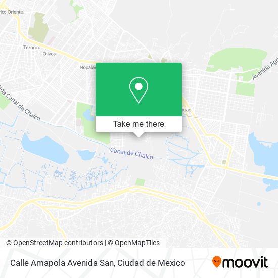 Calle Amapola Avenida San map
