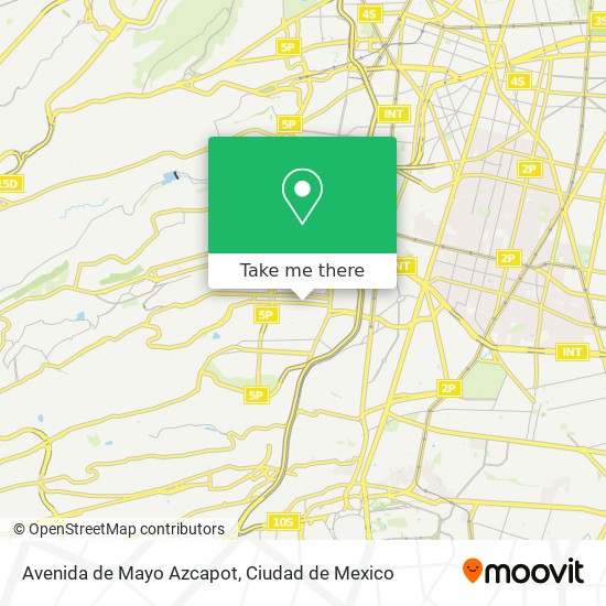 Avenida de Mayo Azcapot map