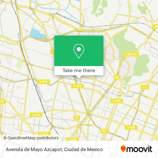 Mapa de Avenida de Mayo Azcapot