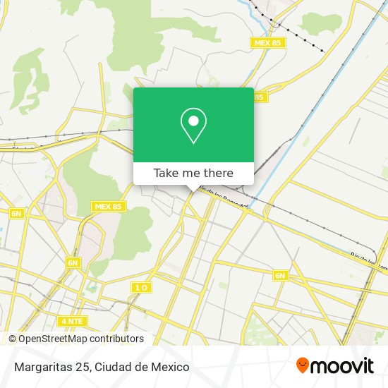 Margaritas 25 map