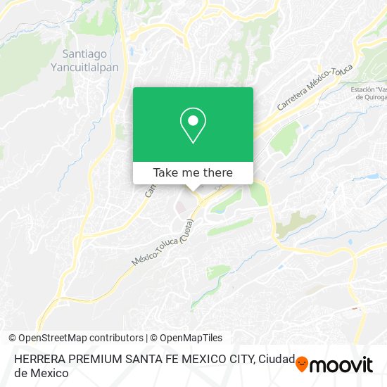 HERRERA PREMIUM SANTA FE MEXICO CITY map