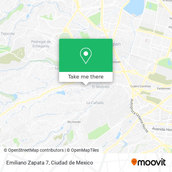 Mapa de Emiliano Zapata 7