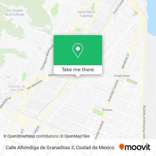 Mapa de Calle Alhóndiga de Granaditas 3