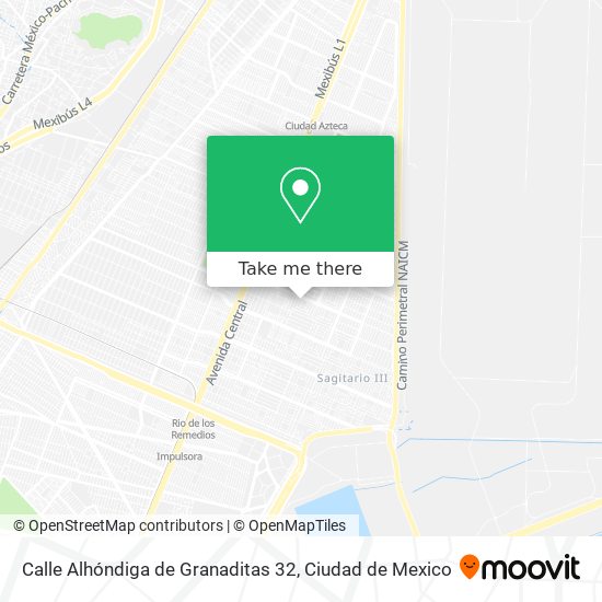 Mapa de Calle Alhóndiga de Granaditas 32