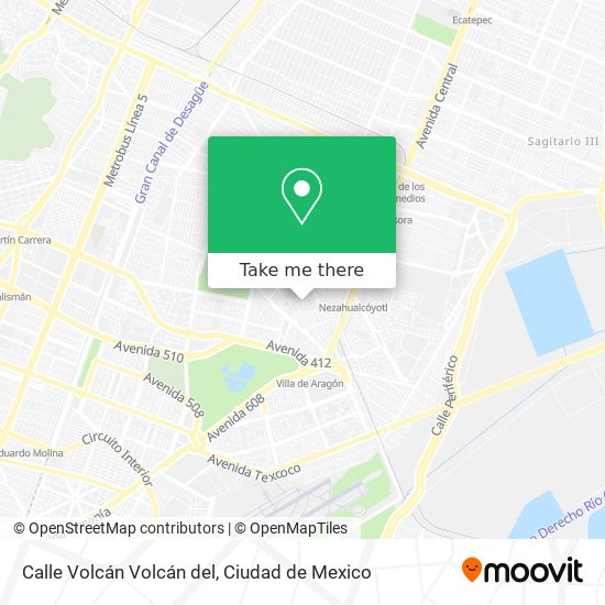 Calle Volcán Volcán del map