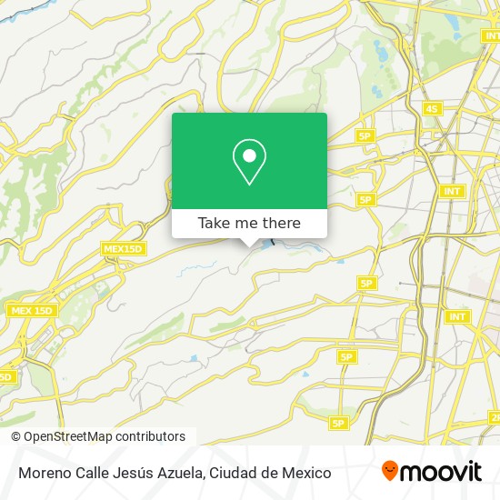 Mapa de Moreno Calle Jesús Azuela